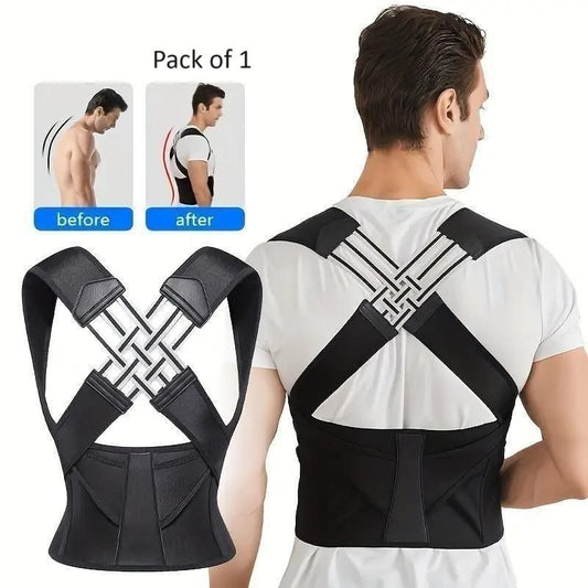 Adjustable Posture Corrector, Relieve Pain Belt Women Men